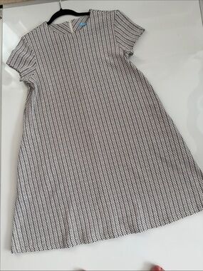 J McLaughlin knit Jacquard Cap Sleeve Swing Dress Large